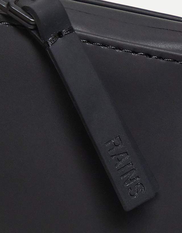 Asos Rains 15600 Unisex Waterproof Cosmetic Bag In Black