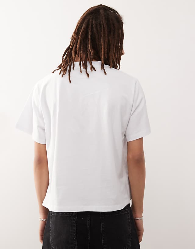 Asos Reclaimed Vintage Unisex Western Rodeo Graphic Oversized T-shirt In White