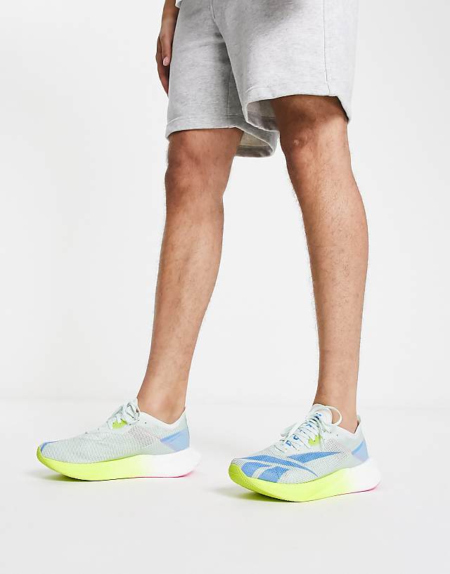 Asos Reebok Running Floatride Energy X Trainers In Grey And Yellow
