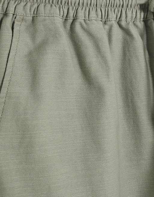 Asos River Island Linen Blend Pull On Trousers In Light Green