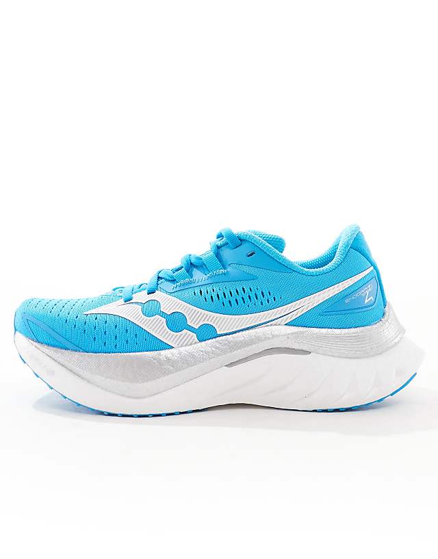 Asos Saucony Endorphin Speed 4 Neutral Running Trainers In Viziblue And Silver