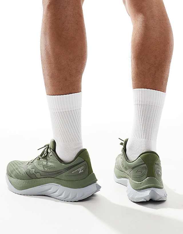 Asos Saucony Endorphin Speed 4 Running Trainers In Olivine