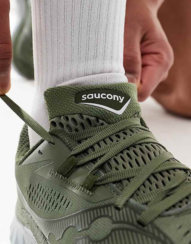 Asos Saucony Endorphin Speed 4 Running Trainers In Olivine