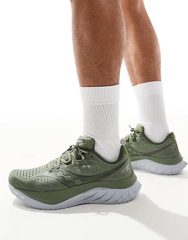 asos Saucony Endorphin Speed 4 running trainers in olivine