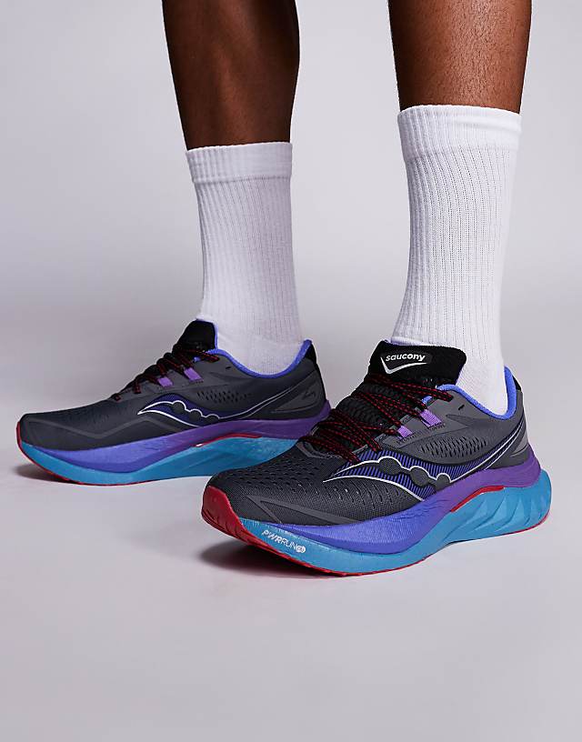 asos Saucony Endorphin Speed 4 running trainers in shadow