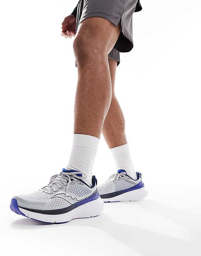 Asos Saucony Guide 17 Structured Cushioning Running Trainers In Cloud And Royal