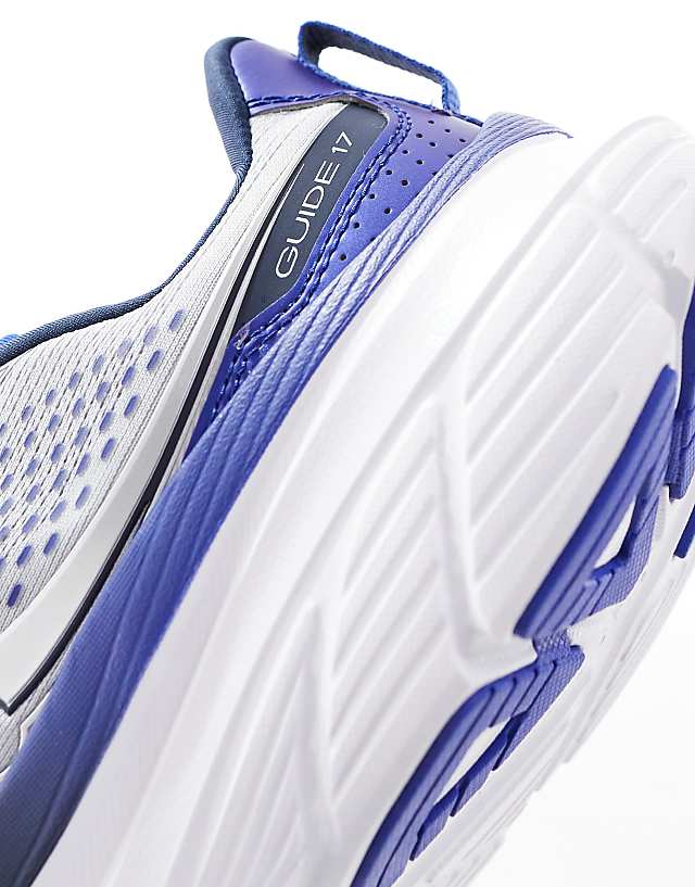 Asos Saucony Guide 17 Structured Cushioning Running Trainers In Cloud And Royal