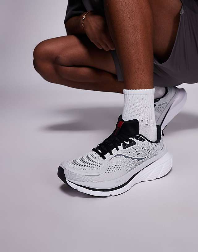 asos Saucony Guide 18 running trainers in cloud and black