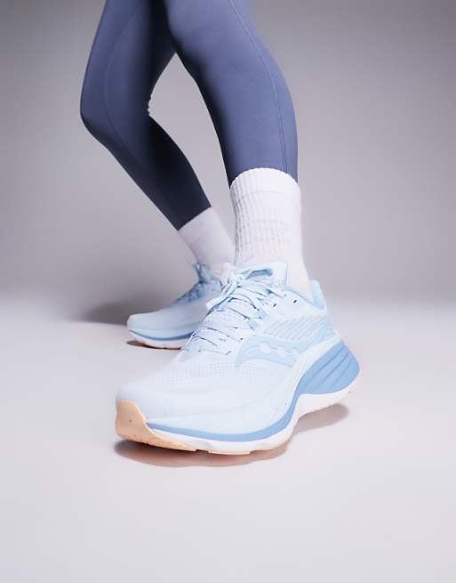 Asos Saucony Hurricane 24 Running Trainers In Ice Melt