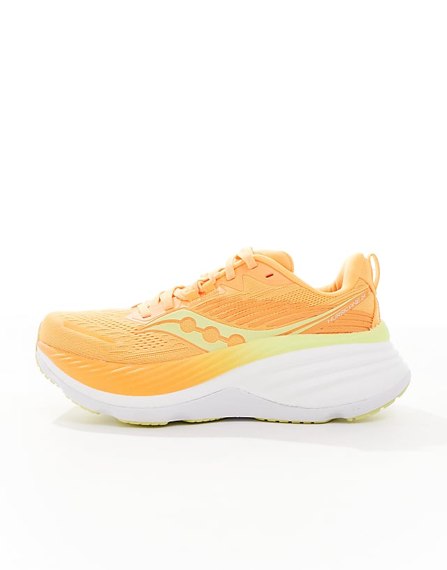 Asos Saucony Hurricane 24 Running Trainers In Orange