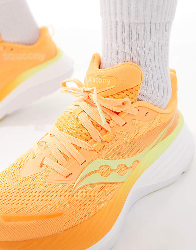 Asos Saucony Hurricane 24 Running Trainers In Orange