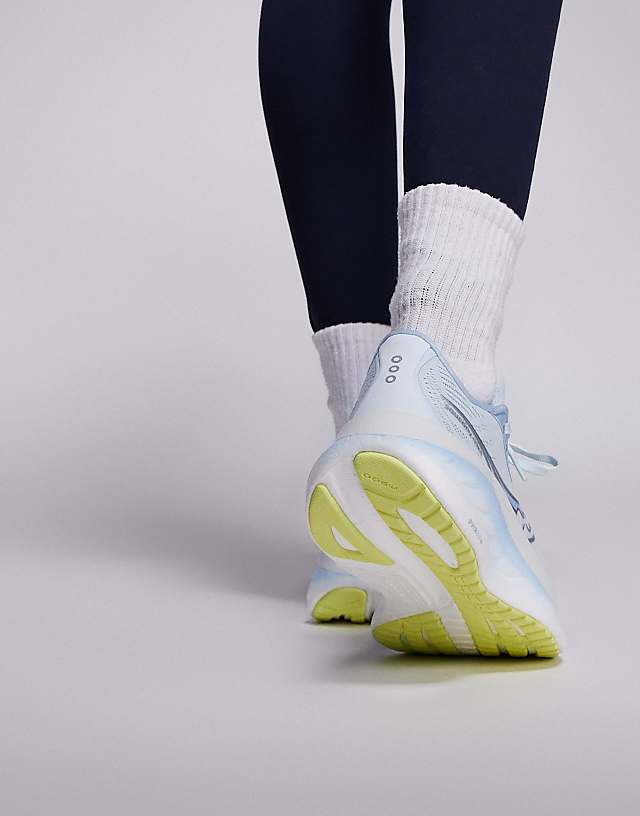Asos Saucony Ride 18 Neutral Cushioning Trainers In Ice Melt And Dream