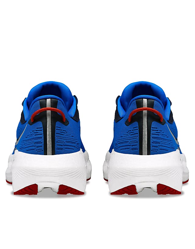 Asos Saucony Triumph 21 Neutral Running Trainers In Cobalt And Silver