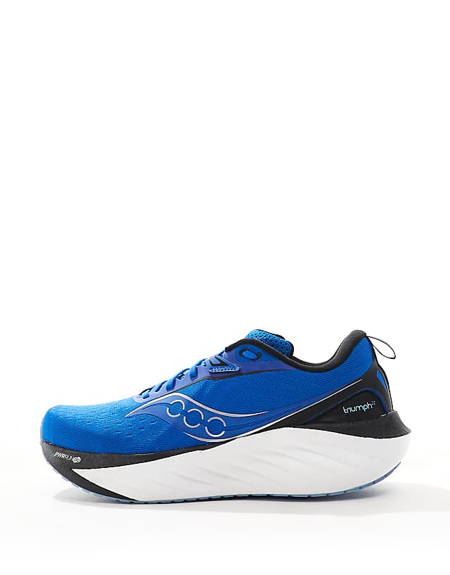 Asos Saucony Triumph 22 Running Trainers In Skydiver And Black