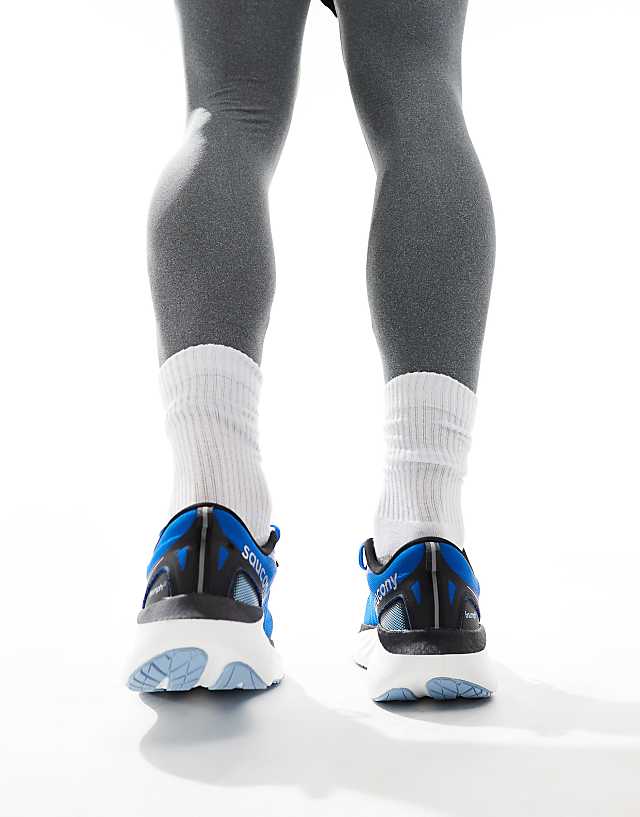 Asos Saucony Triumph 22 Running Trainers In Skydiver And Black