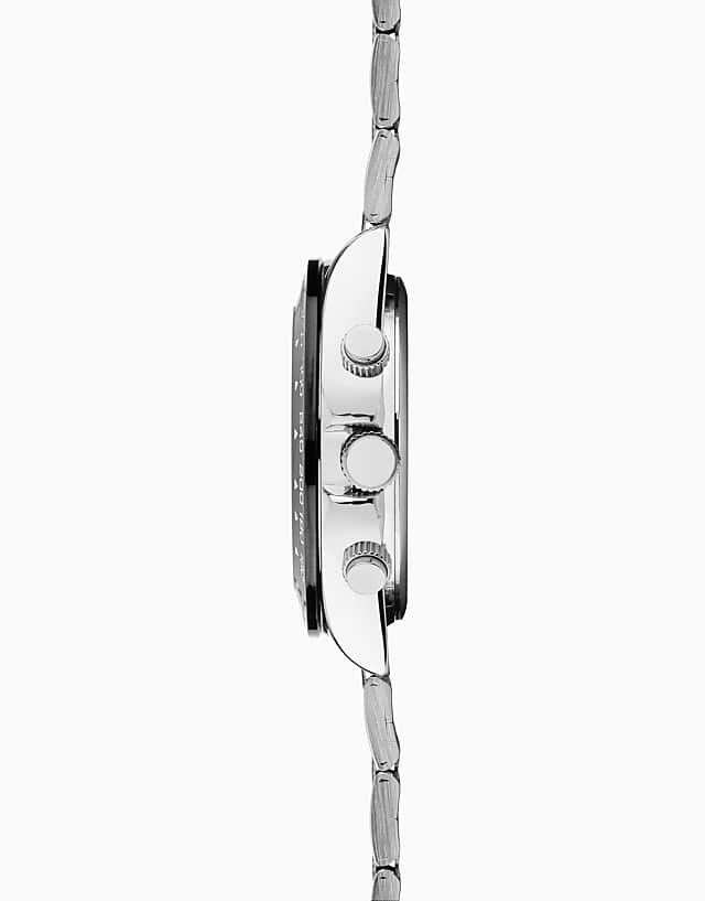 Asos Sekonda Circuit Mens 39mm Analogue Watch In Silver