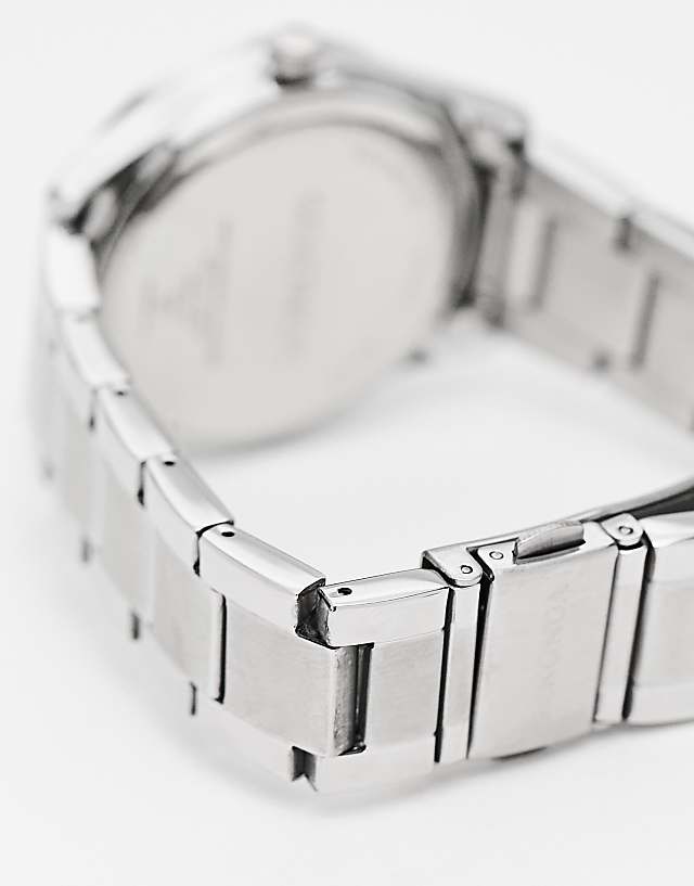 Asos Sekonda Mens Bracelet Watch With White Dial In Silver