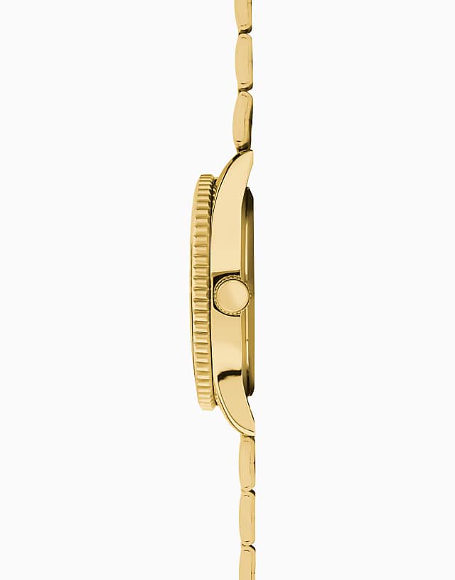Asos Sekonda Ocean Mens 43mm Analogue Watch In Gold