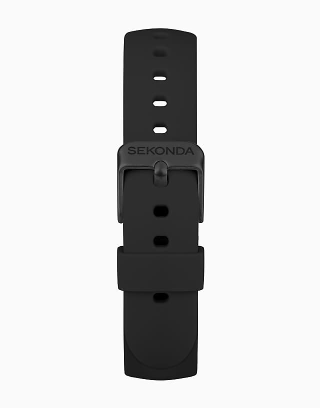 Asos Sekonda Track Unisex 26mm Smartwatch Watch In Black