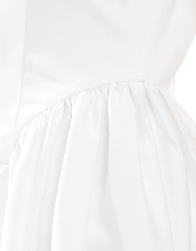 Asos Six Stories Bridal Drop Waist Midaxi Dress In Ivory