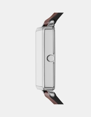 Asos Skagen Men's Hagen Three-hand Silver Stainless Steel Watch - BROWN