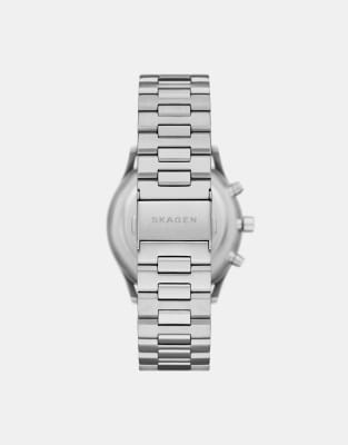 Asos Skagen Men's Holst Chronograph Silver Stainless Steel Watch - SILVER