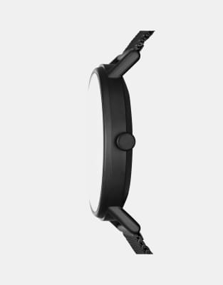 Asos Skagen Men's Kuppel Two-hand Sub-second Black Stainless Steel Watch - BROWN