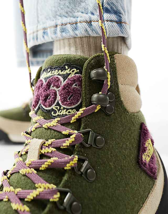 Asos The North Face Back-To-Berkeley IV Waterproof Hiking Boots In Olive Green