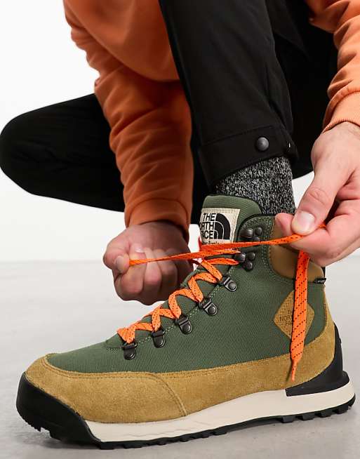 Asos The North Face Back-To-Berkeley IV Waterproof Hiking Boots In Khaki And Stone