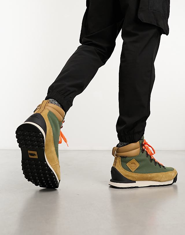 Asos The North Face Back-To-Berkeley IV Waterproof Hiking Boots In Khaki And Stone