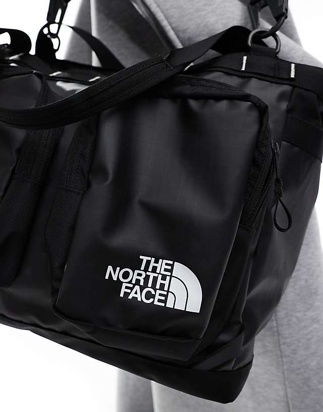 Asos The North Face Base Camp Voyager Tote Bag In Black And White
