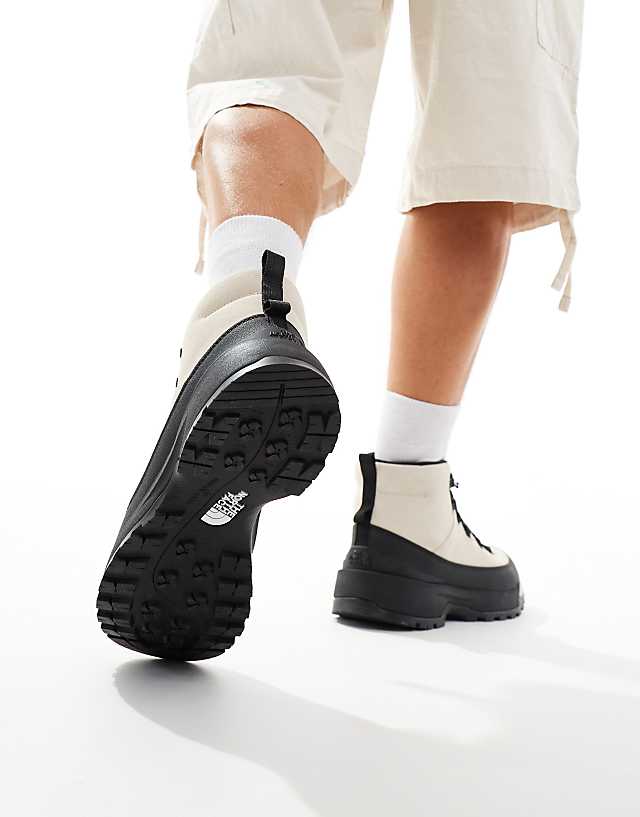 Asos The North Face Glenclyffe Urban Boots In Off White And Black