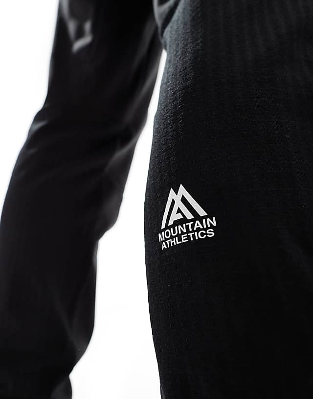 Asos The North Face Mountain Athletics Logo Joggers In Black