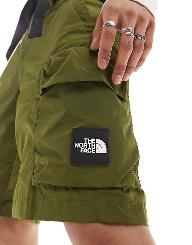 Asos The North Face NSE Belted Cargo Shorts In Olive