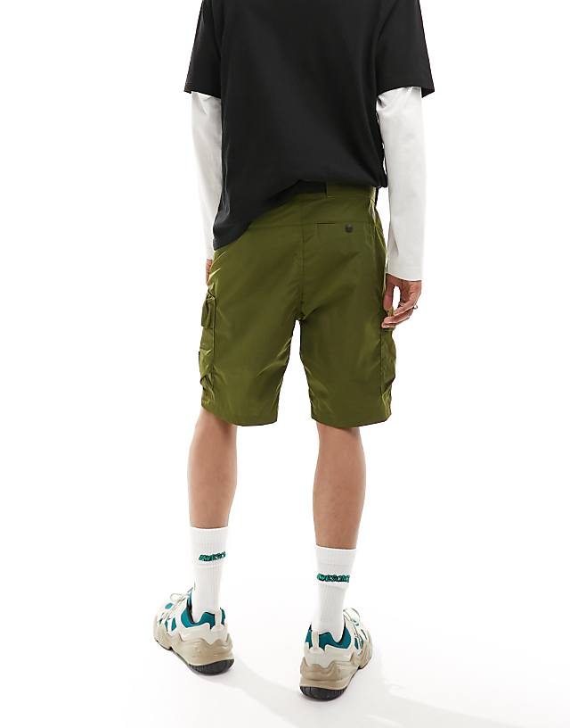 Asos The North Face NSE Belted Cargo Shorts In Olive