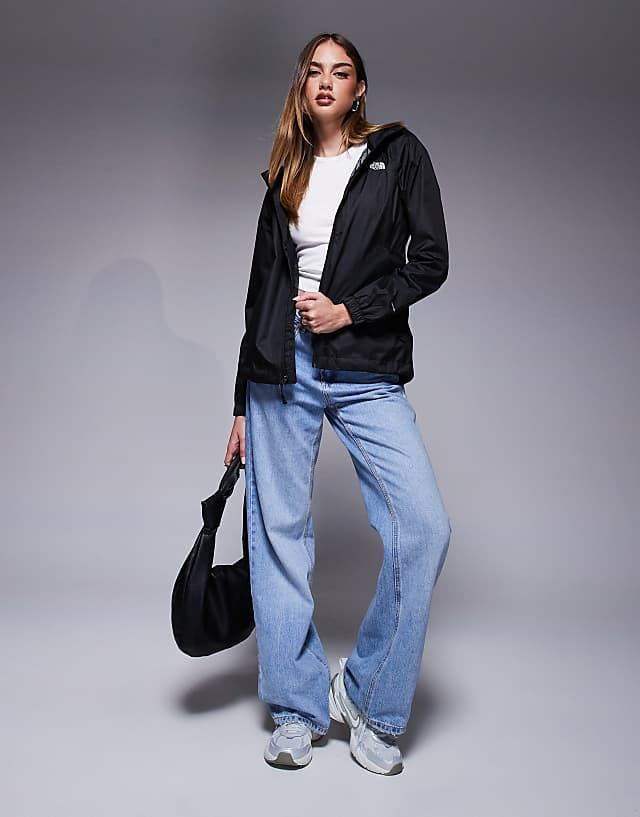 Asos The North Face Quest Waterproof Hooded Jacket In Black