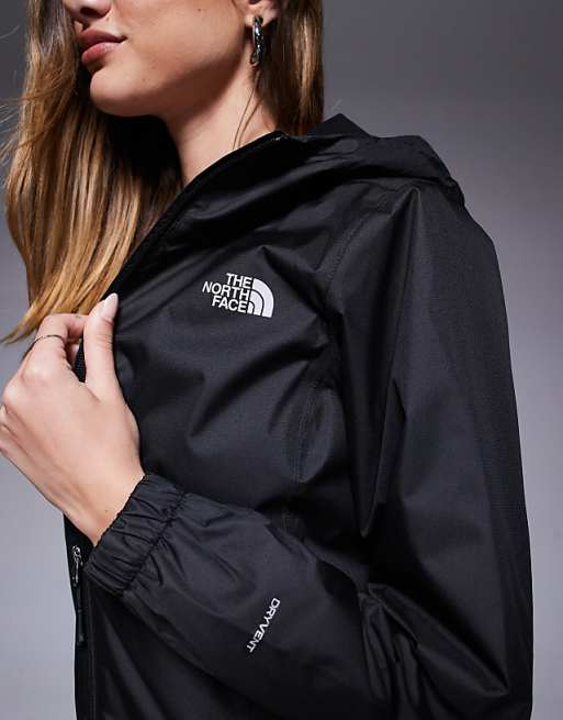Asos The North Face Quest Waterproof Hooded Jacket In Black