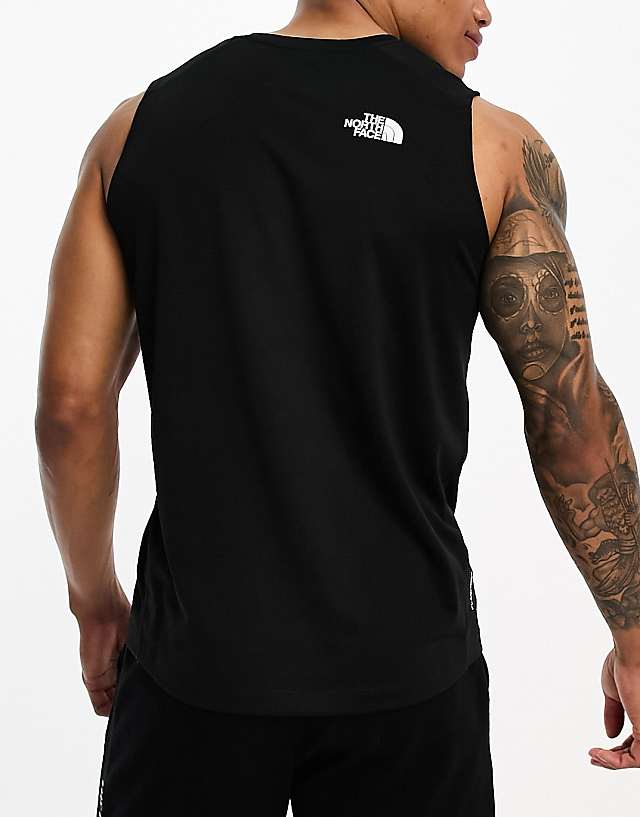 Asos The North Face Running Lightbright Tank In Black