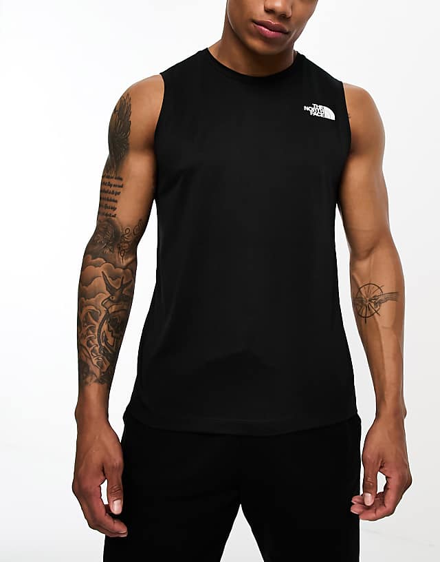 asos The North Face Running Lightbright tank in black