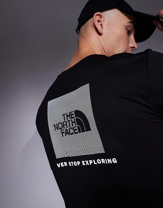 Asos The North Face Training 24/7 Box NSE Backprint T-shirt In Black