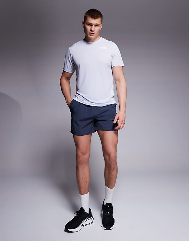 Asos The North Face Training 24/7 Box NSE Backprint T-shirt In Grey