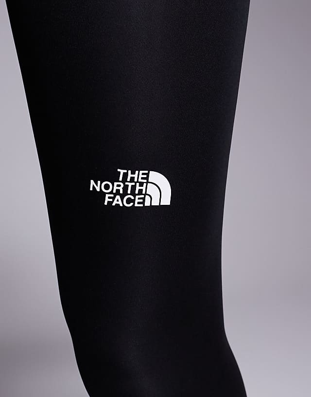 Asos The North Face Training Flex Logo Ankle Leggings In Black