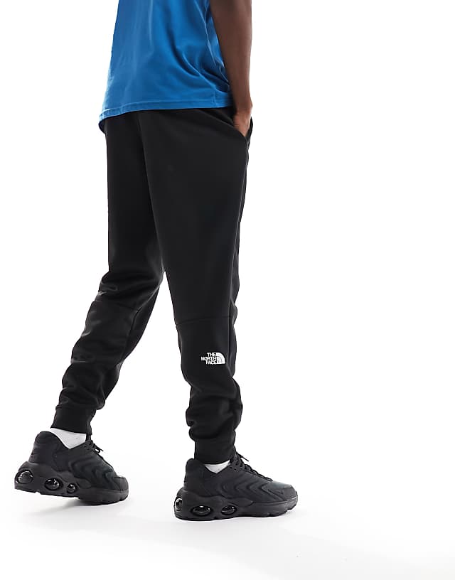 Asos The North Face Training Reaxion Fleece Joggers In Black