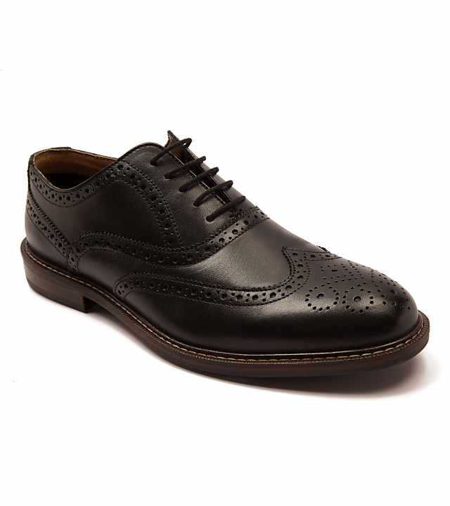 Asos THOMAS CRICK 'WALDEW' Men's Leather Oxford Formal Lace-up Shoes In Black