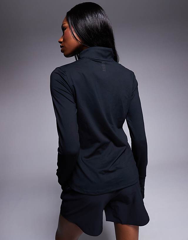 Asos Under Armour Launch Pro Half Zip Training Top In Black