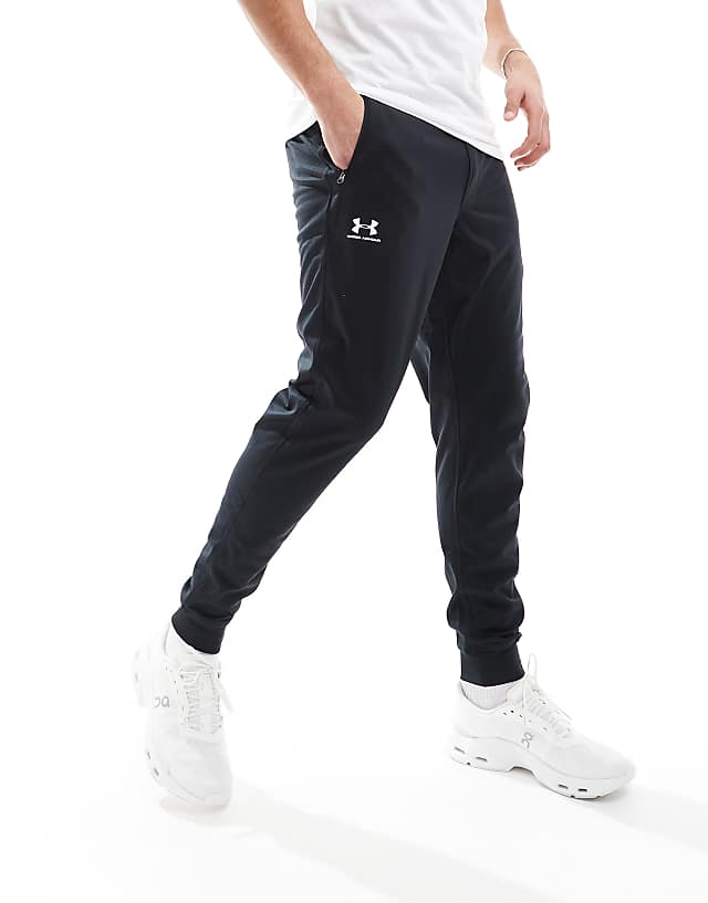 asos Under Armour Sportstyle Tricot jogger in black