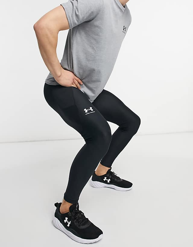 Asos Under Armour Training Heat Gear Leggings In Black
