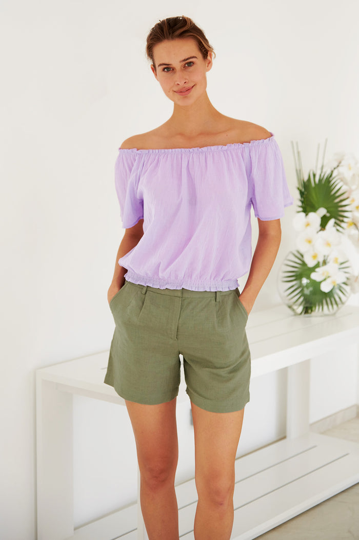 Aspiga Alexandra Short Linen Shorts