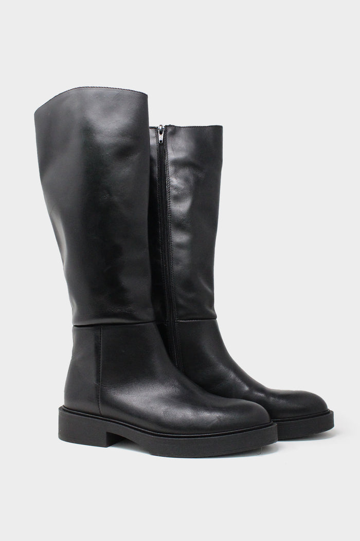 Aspiga ALPE Leather Knee High Flat Boots