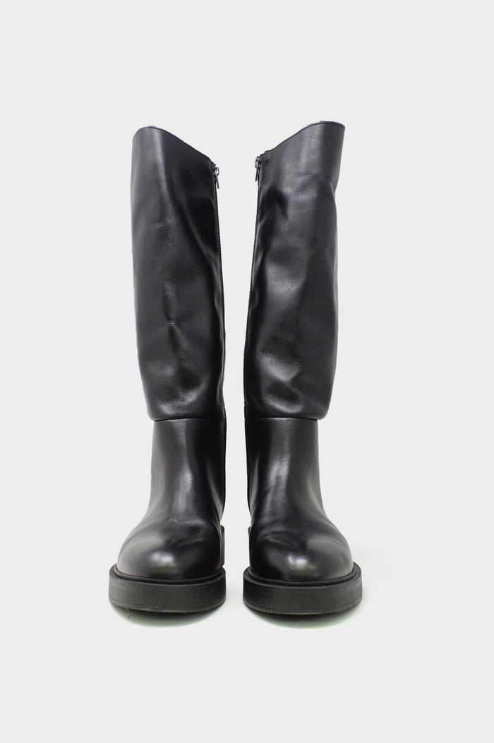 Aspiga ALPE Leather Knee High Flat Boots